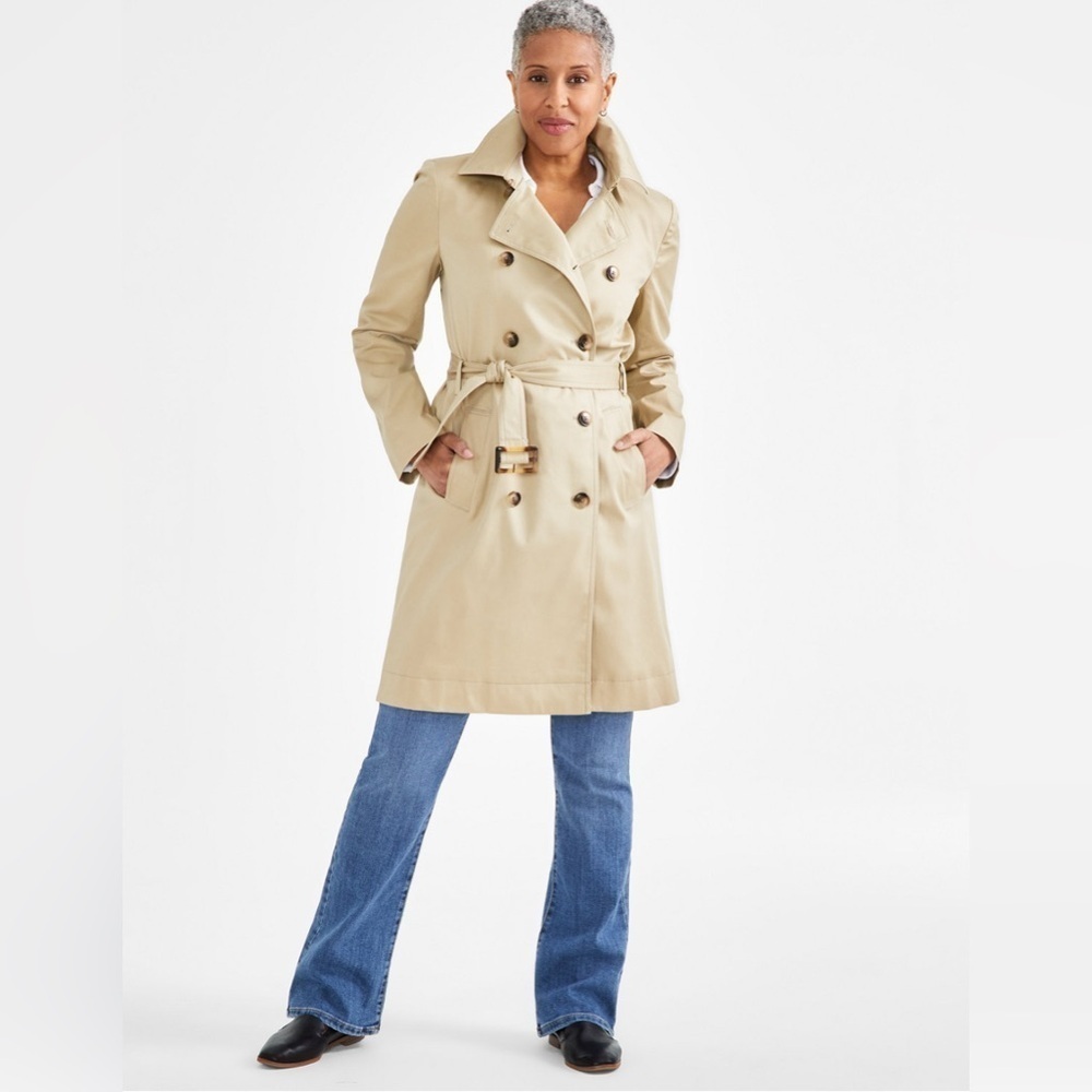 Style & Co Women’s Light Weight Classic Trench Coat - Size M - NWT
